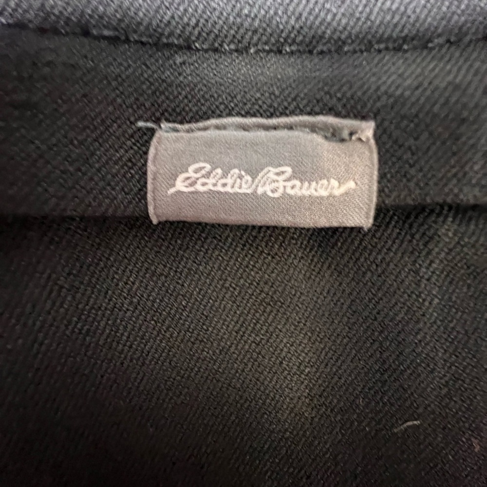 NWT Eddie Bauer Womens New Travex Flexion Horizon Skimmer Black Pants Size 12 - Picture 6 of 11